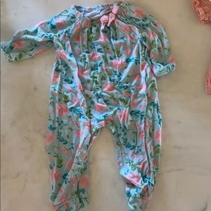 Baby girls Mud Pie snap sleep and play